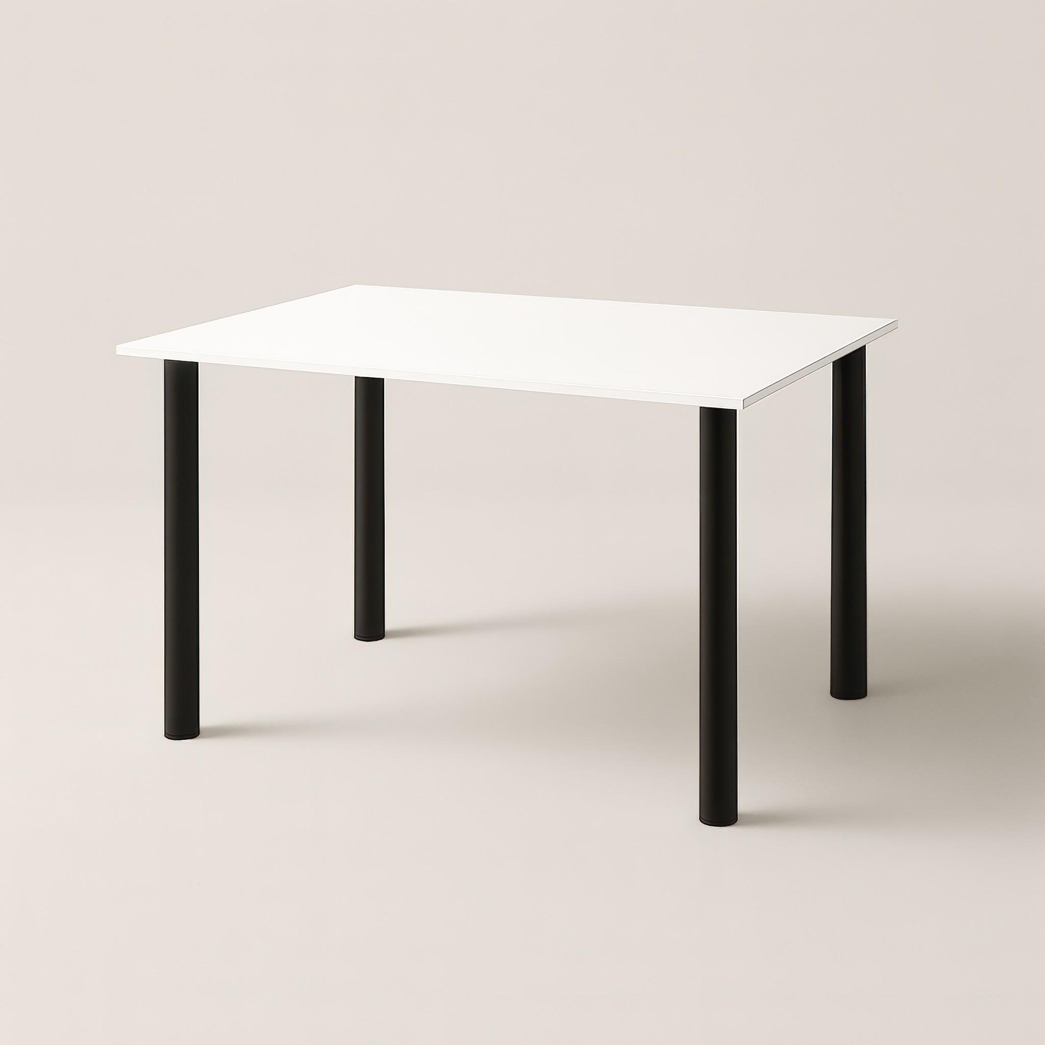 Обеденный стол Optima 1020х690х750 мм Белый/Черный - фото 2