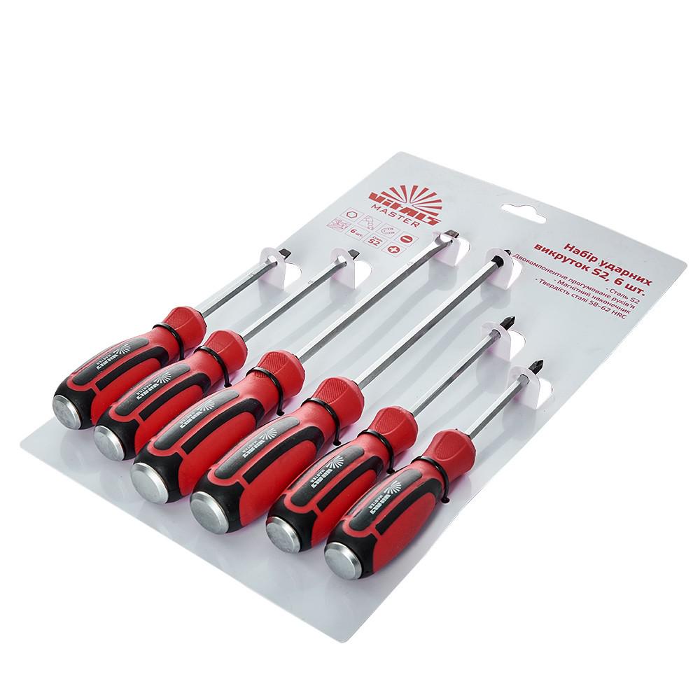 Набор ударных отверток Vitals Master 6 шт. (179541) - фото 2 Набор ударных отверток Vitals Master 6 шт. (179541) - фото 2