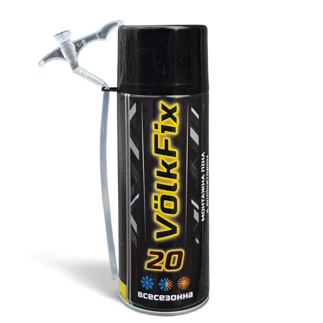 Пена монтажная Volkfix 20L всесезонная ручная 300 г (36948684)