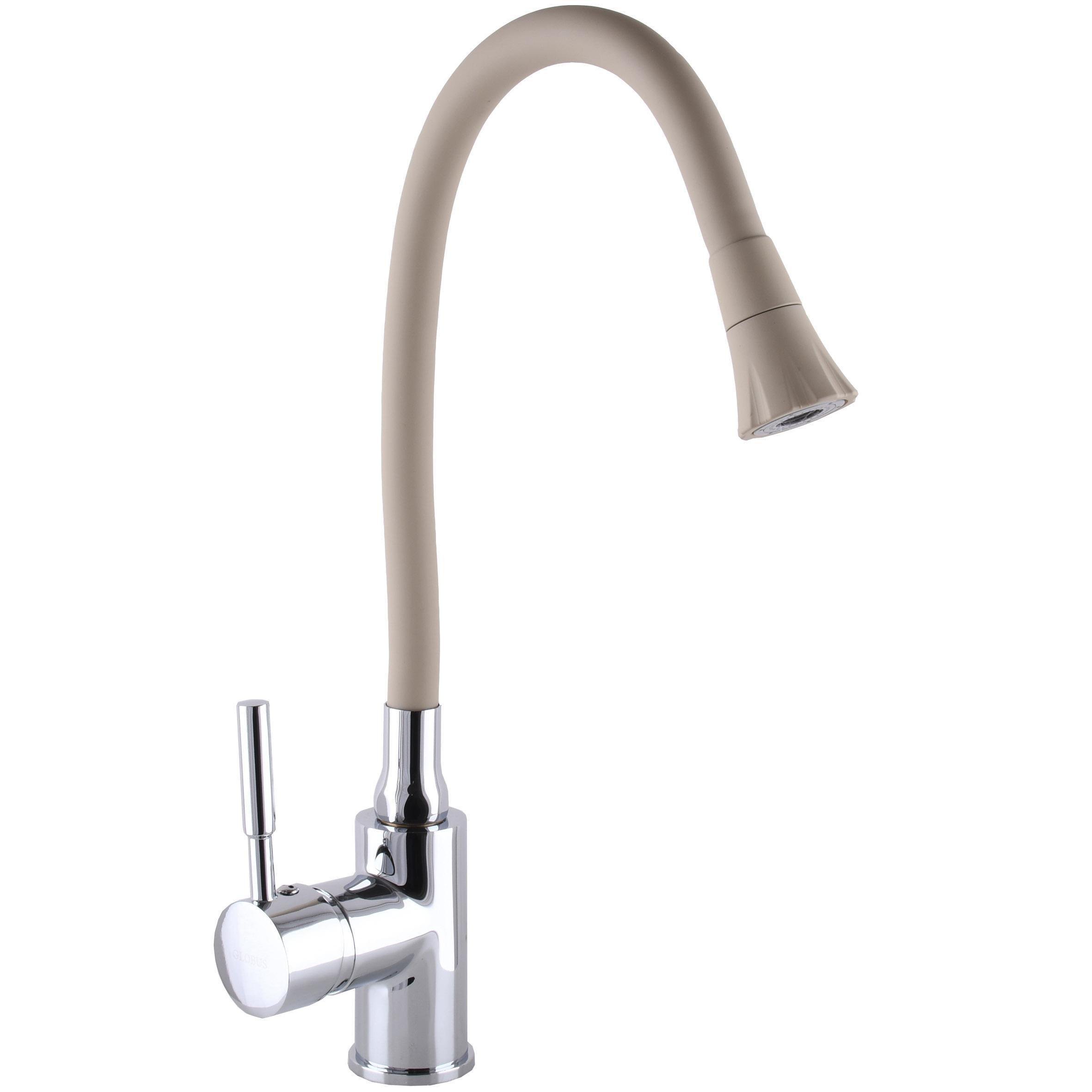 Кран на кухню Globus Lux Бежевий (25204) Кран на кухню Globus Lux Бежевий (25204)