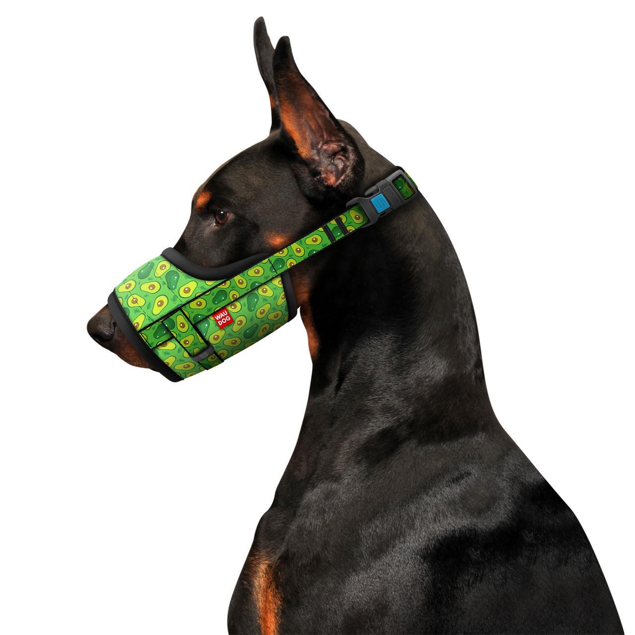 Намордник для собак нейлоновый Waudog Nylon регулируемый Авокадо №1 обхват морды 14-20 см (5366) - фото 2 Намордник для собак нейлоновый Waudog Nylon регулируемый Авокадо №1 обхват морды 14-20 см (5366) - фото 2