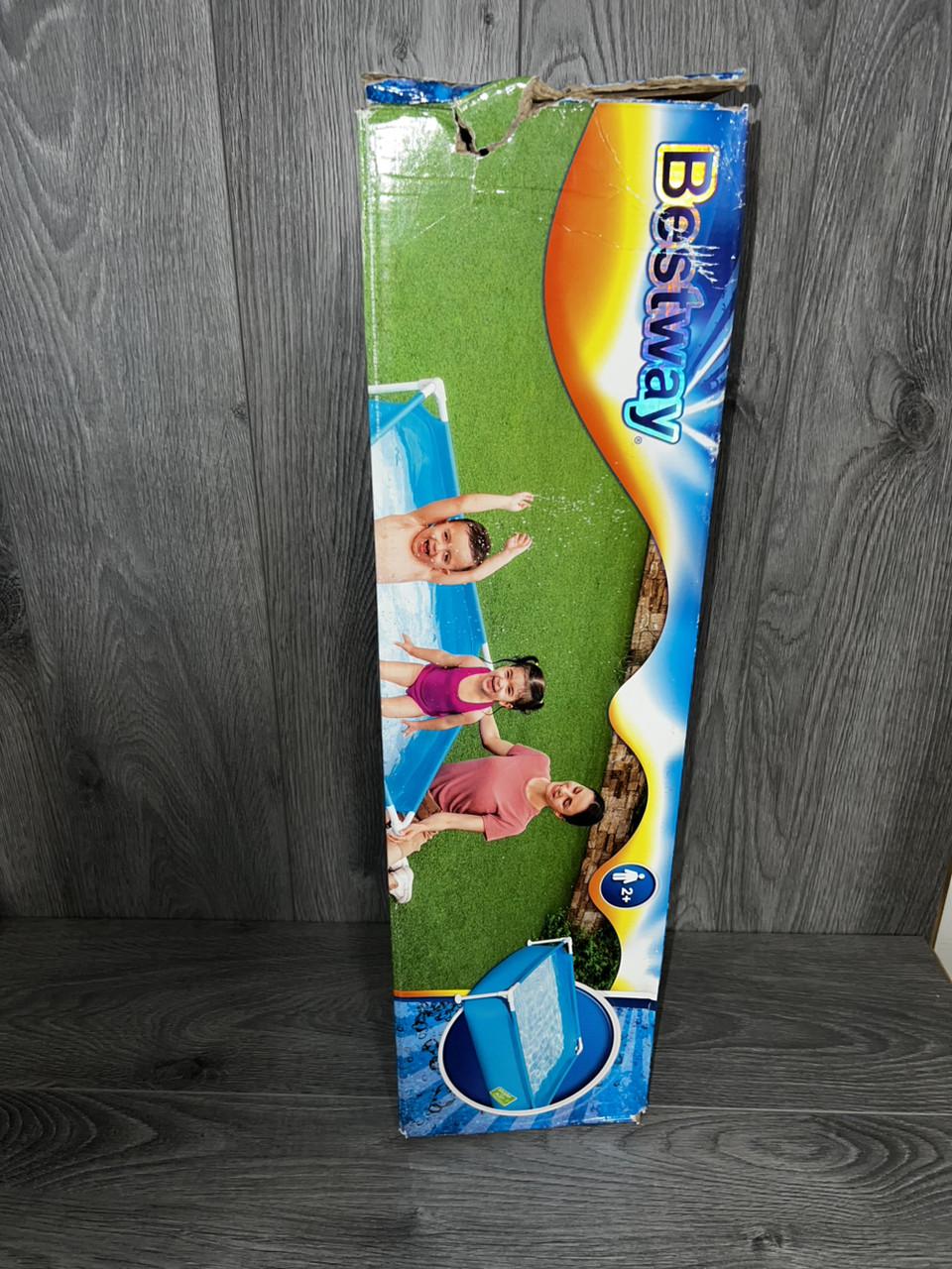 Бассейн каркасный детский Bestway 56217 340 л надувной мини для детей от 2 лет 122х122х30 см - фото 3 Бассейн каркасный детский Bestway 56217 340 л надувной мини для детей от 2 лет 122х122х30 см - фото 3