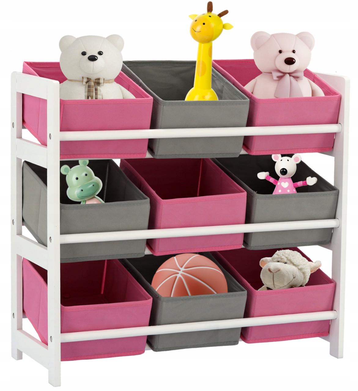 Органайзер дитячих іграшок Рожевий (PHO3579)