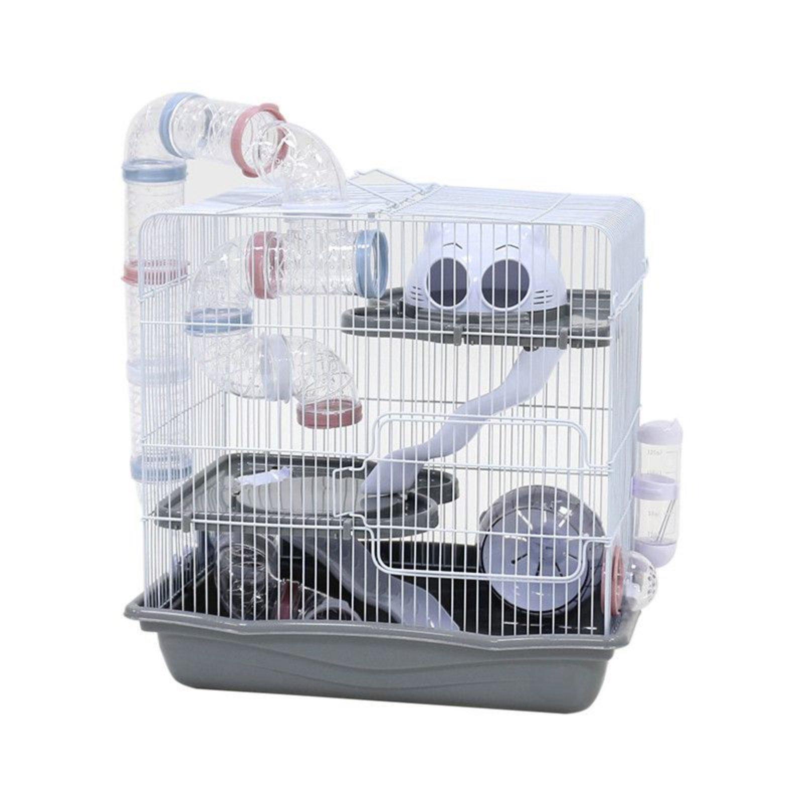 Клетка для грызунов M022B и лабиринт 45х30х45 см Серый (29923862) - фото 1 Клетка для грызунов M022B и лабиринт 45х30х45 см Серый (29923862) - фото 1