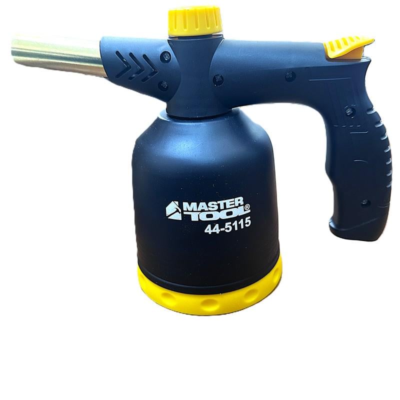 Лампа газовая паяльная MasterTool пьезоподжиг/вращение 360° 20,2 мм/1300°С 1,7 кВт 123 г/час (44-5115) Лампа газовая паяльная MasterTool пьезоподжиг/вращение 360° 20,2 мм/1300°С 1,7 кВт 123 г/час (44-5115)