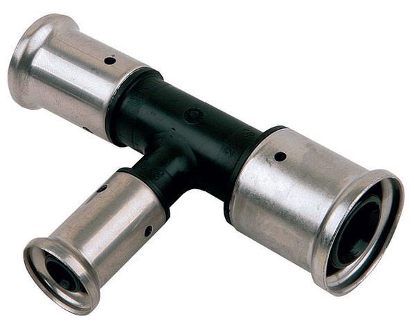 Пресс-тройник промежуточный пластмассовый HENCO 26х26х20 (11PK-262620)