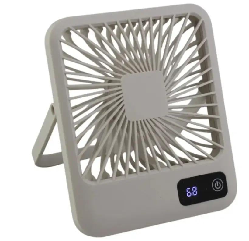 Вентилятор настольный со складной ручкой на 180° Pink (26450906)