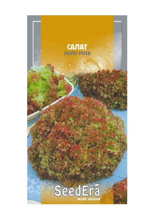 Насіння SeedEra листового салату Лолло Роса 1 г (897)