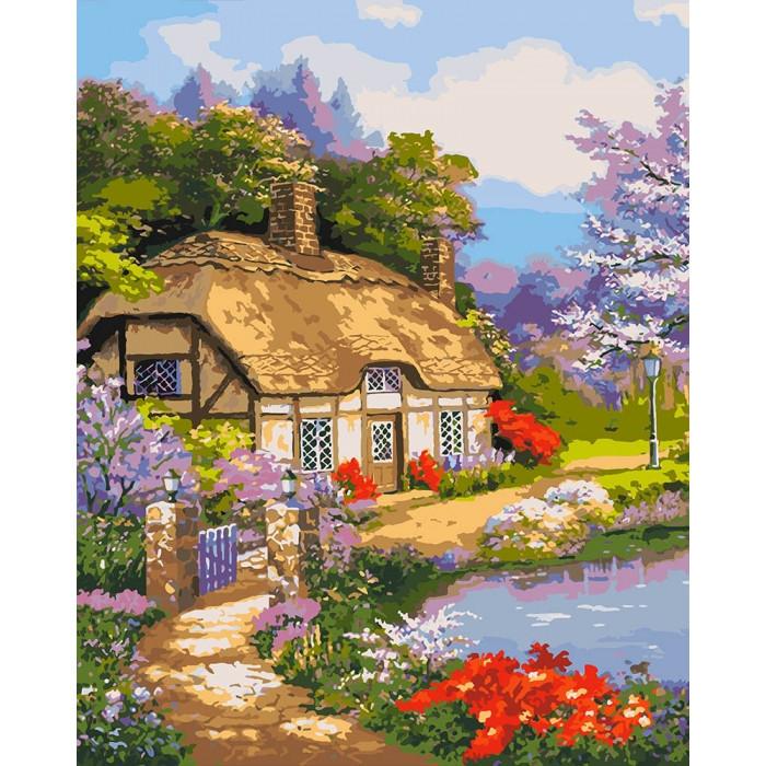 Картина по номерам Идейка Загородный домик 40x50 см (skl-КНО2255)