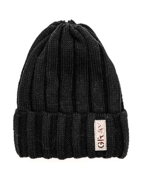 Шапка детская для мальчиков Грей D826 флис 46-50 см Черный