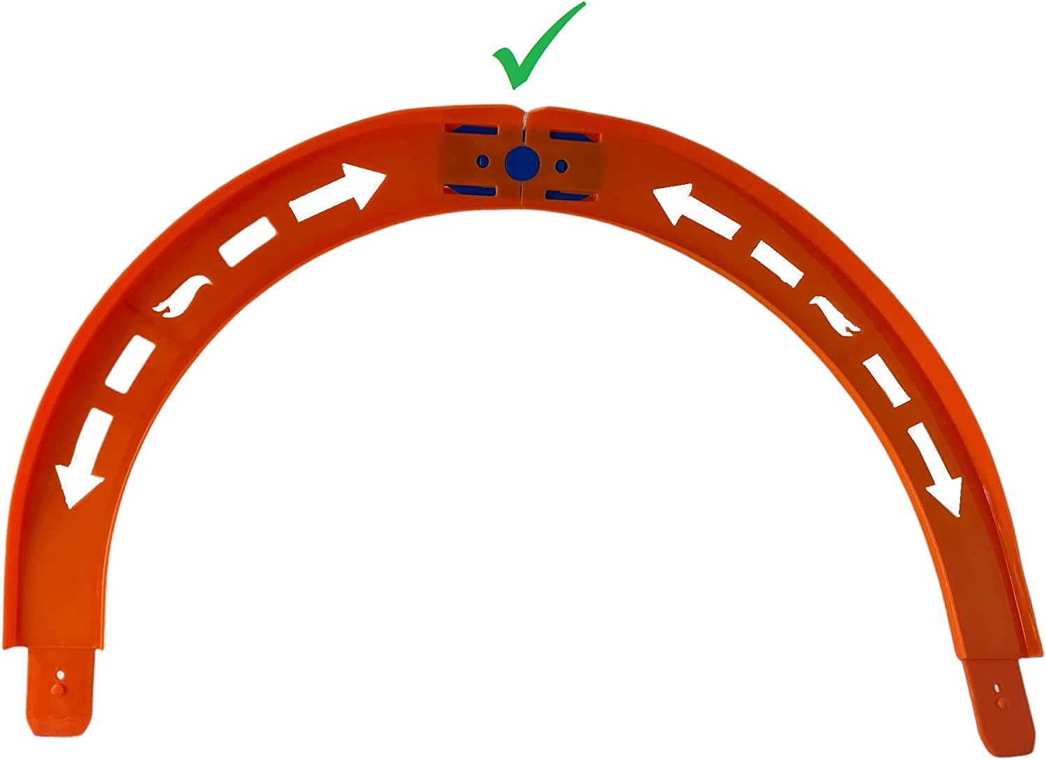 Набір додаткових доріжок Hot Wheels Curve Tracks для треків - фото 8