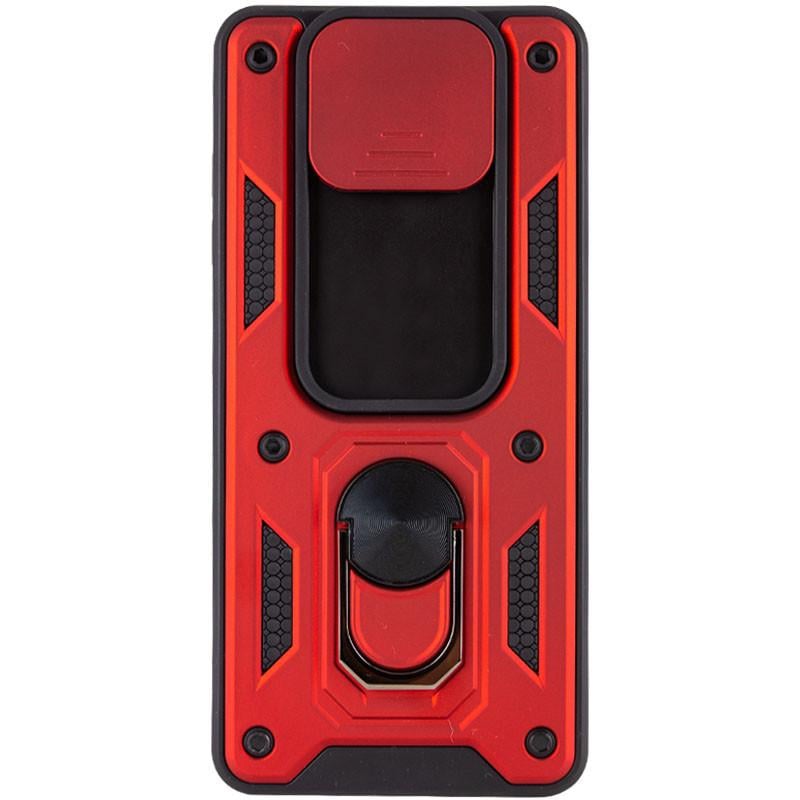 Ударопрочный чехол Camshield Serge Ring для Xiaomi Poco X3 NFC/Poco X3 Pro Красный - фото 3 Ударопрочный чехол Camshield Serge Ring для Xiaomi Poco X3 NFC/Poco X3 Pro Красный - фото 3