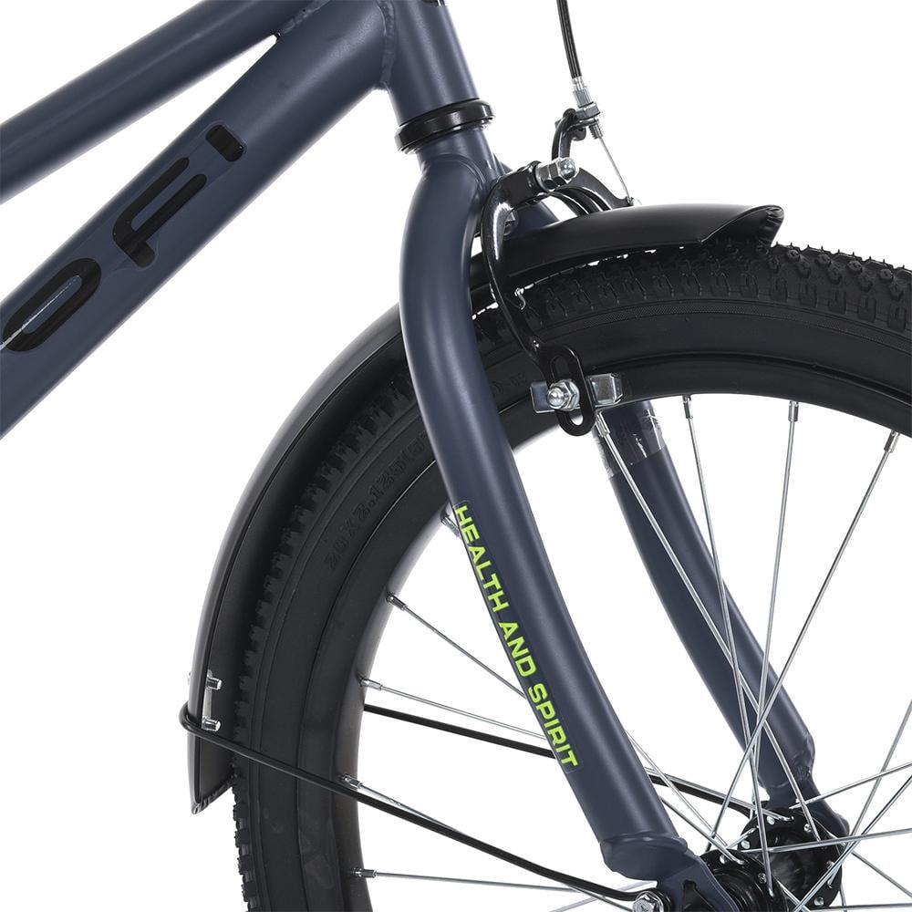 Дитячий велосипед PROF1 Prime 20" з багажником Сірий - фото 4 Дитячий велосипед PROF1 Prime 20" з багажником Сірий - фото 4