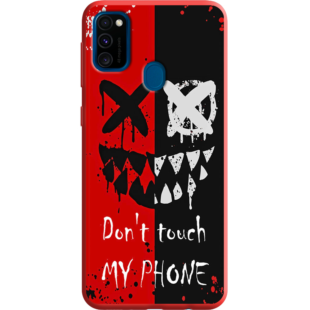 Чехол BoxFace Samsung M307 Galaxy M30s Bad Smile Красный силикон (38209-up2468-38660)