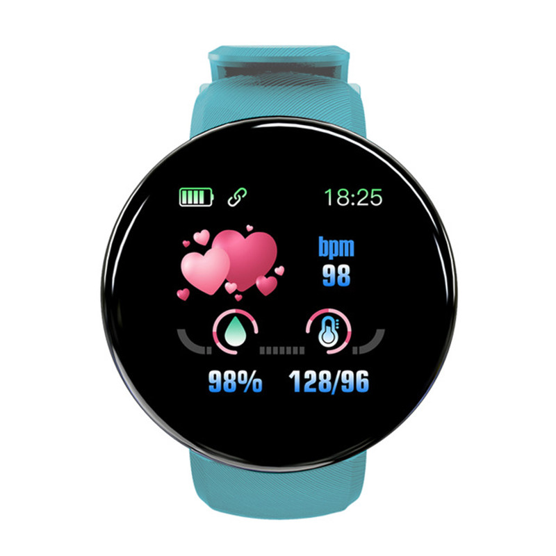 Смарт-часы Smart Watch D18 Bluetooth Android IOS Green - фото 3
