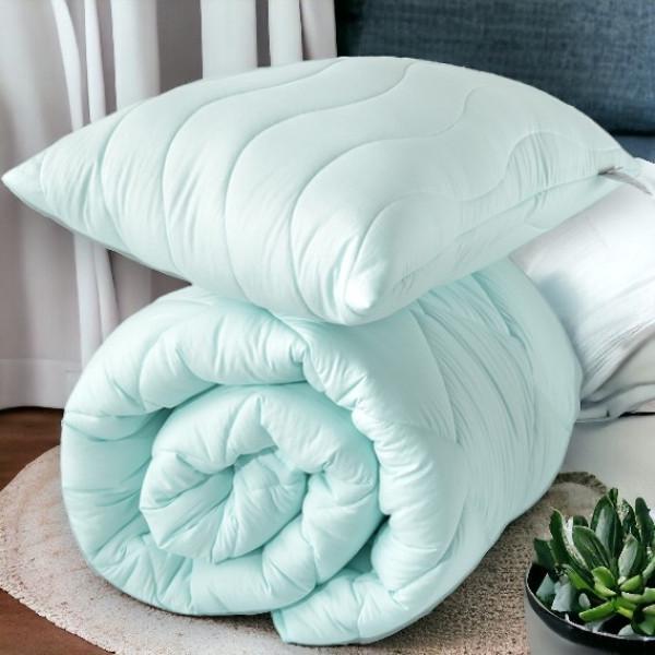 Одеяло IDEIA Tropical 140x210 см и подушка 50x70 см Мятный (8-32432*002)