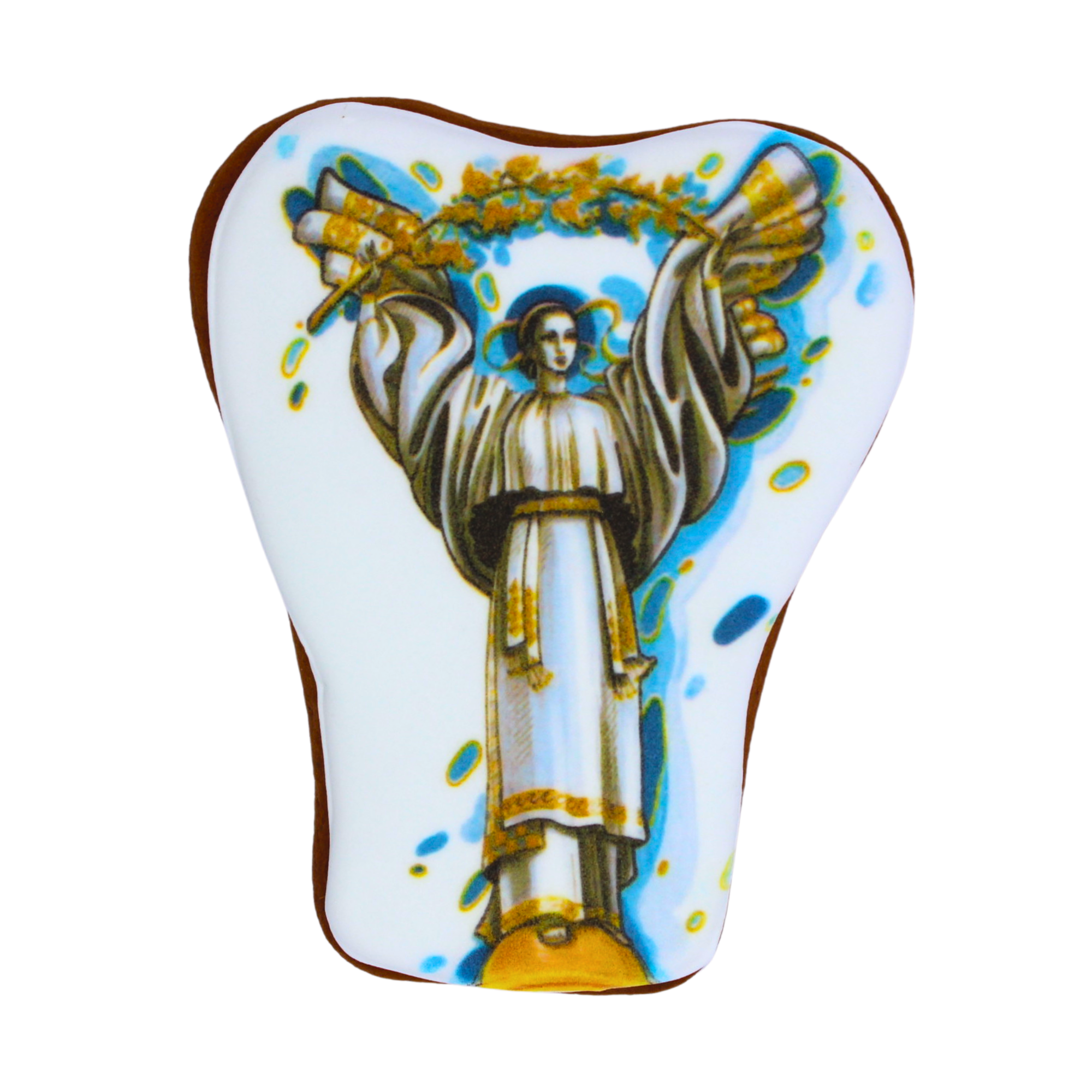 Пряник с принтом Крафт Печиво День независимости Стела независимости 45 г