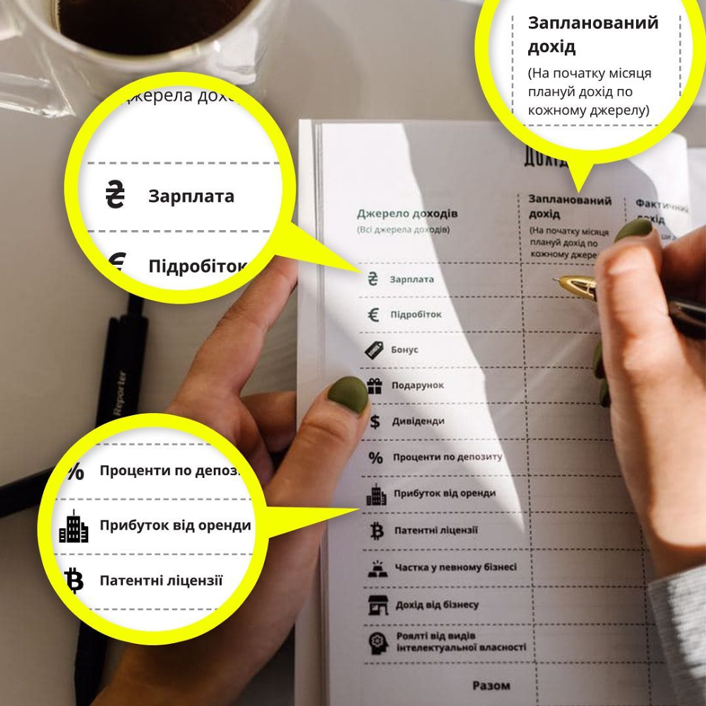 Планер фінансовий для бюджету та обліку доходів і витрат на 160 сторінок формат A5 - фото 11 Планер фінансовий для бюджету та обліку доходів і витрат на 160 сторінок формат A5 - фото 11