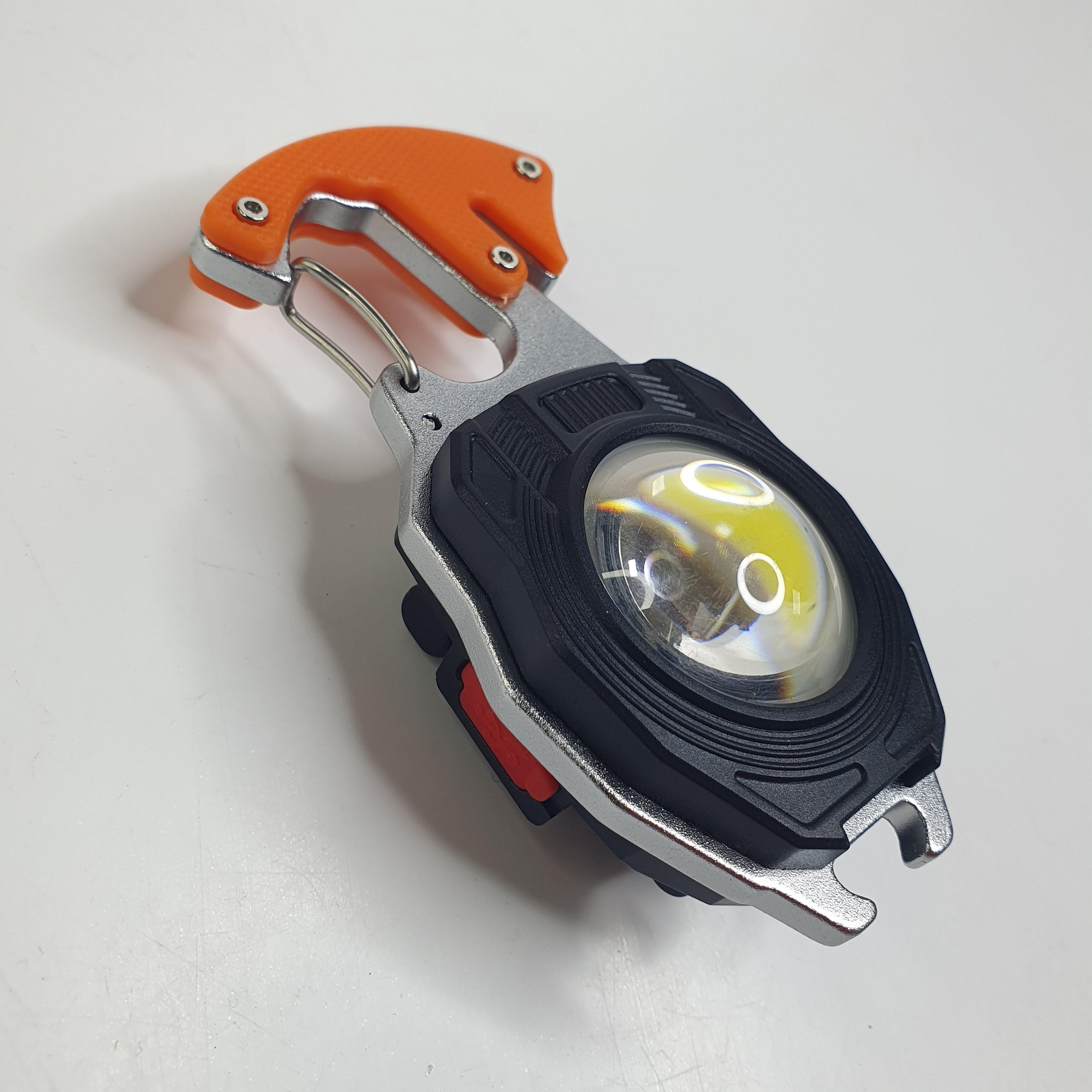 Фонарь на карабине 7в1 с магнитом/зажигалкой/открывалкой и отверткой аккумуляторный LED (HPD-4715) - фото 10 Фонарь на карабине 7в1 с магнитом/зажигалкой/открывалкой и отверткой аккумуляторный LED (HPD-4715) - фото 10