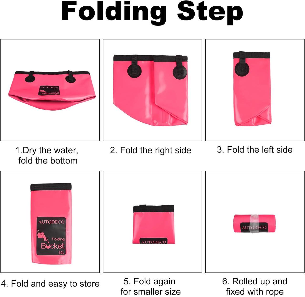 Відро складне для води 20 л - фото 4 Відро складне для води 20 л - фото 4