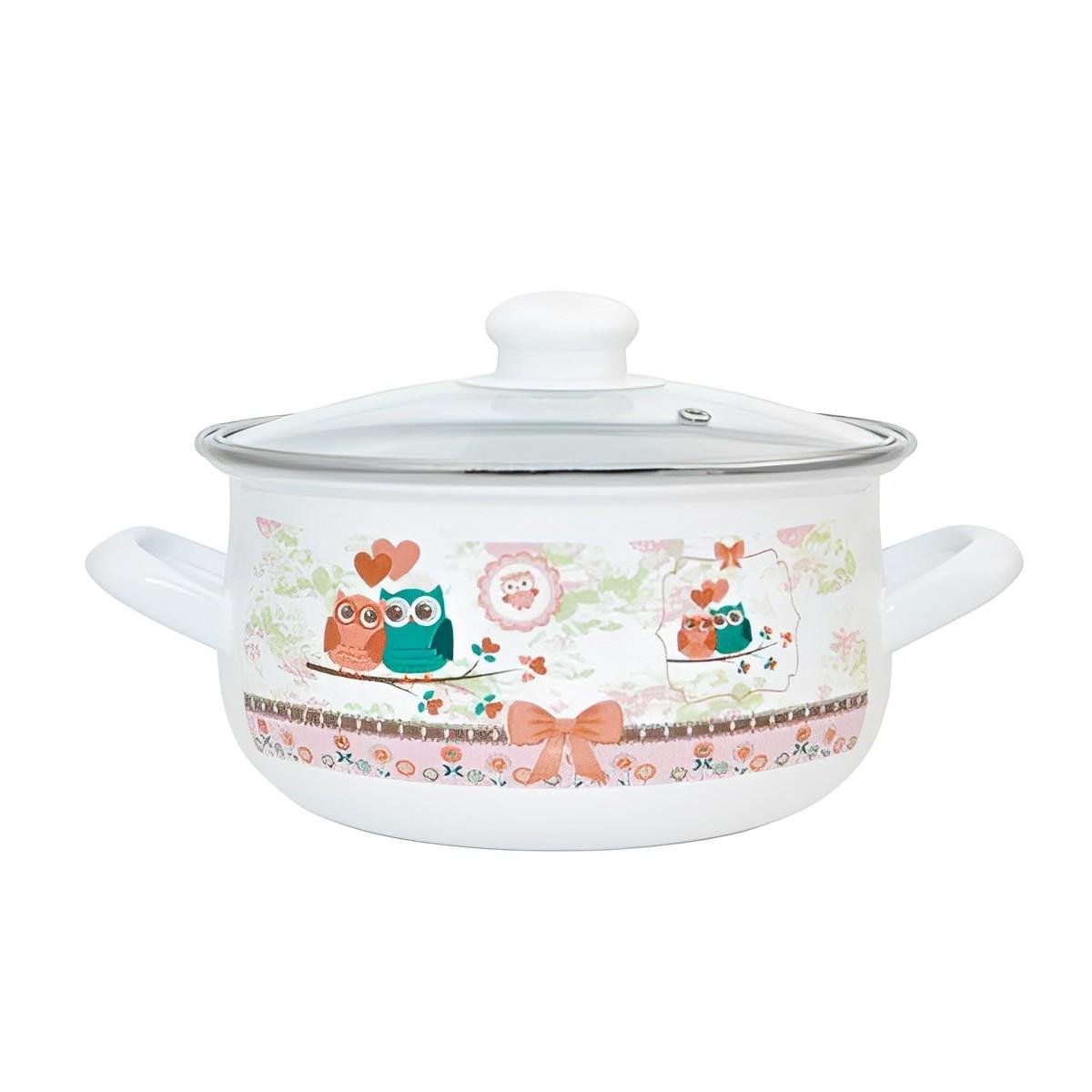 Каструля INFINITY SD-1378 Owls, 24 см v-6 л (80012)