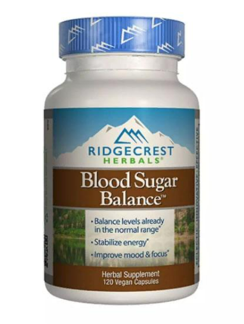 Комплекс для профілактики діабету RidgeCrest Herbals Blood Sugar Balance 120 Veg Caps (RCH125)