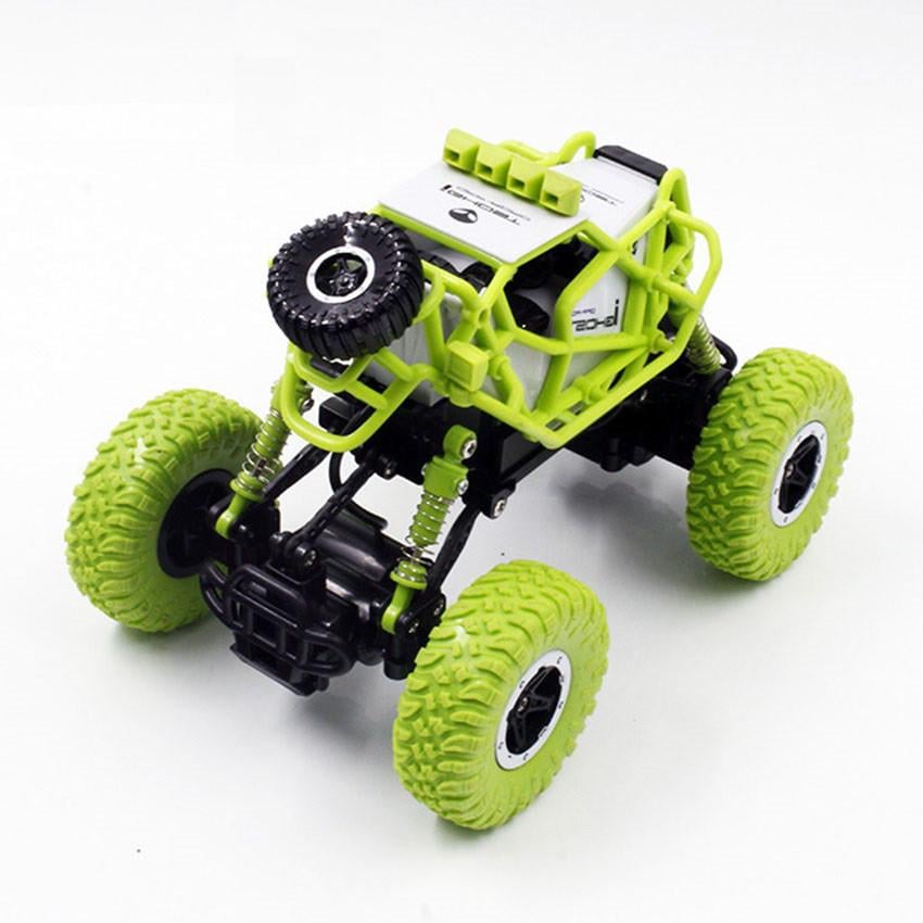 Игрушка на радиоуправлении Racing Rally RC Rock Through джип 1:43 4х4 Зеленый (SUN1619)