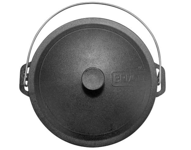 Котел чавунний туристичний Brizoll з чавунною кришкою 12 л (KT12-1) - фото 3 Котел чавунний туристичний Brizoll з чавунною кришкою 12 л (KT12-1) - фото 3
