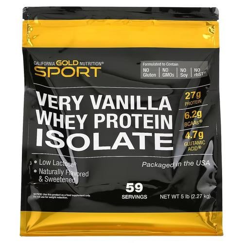 Ізолят протеїну California Gold Nutrition Whey Protein Isolate 2270 г Ваніль (CGN-01167) Ізолят протеїну California Gold Nutrition Whey Protein Isolate 2270 г Ваніль (CGN-01167)