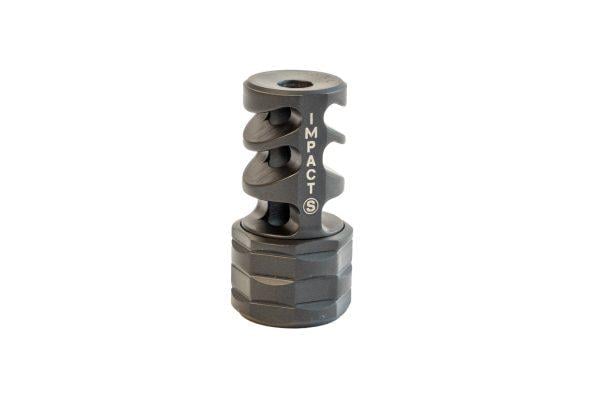 Дульне гальмо-компенсатор Xgun IMPACT S 2.0 кал .223 5,56 різьба 1/2"-28 нержавіюча сталь 420 AISI Black Дульне гальмо-компенсатор Xgun IMPACT S 2.0 кал .223 5,56 різьба 1/2"-28 нержавіюча сталь 420 AISI Black