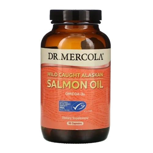 Жир лосося Dr. Mercola Wild Caught Alaskan Salmon Oil 90 caps