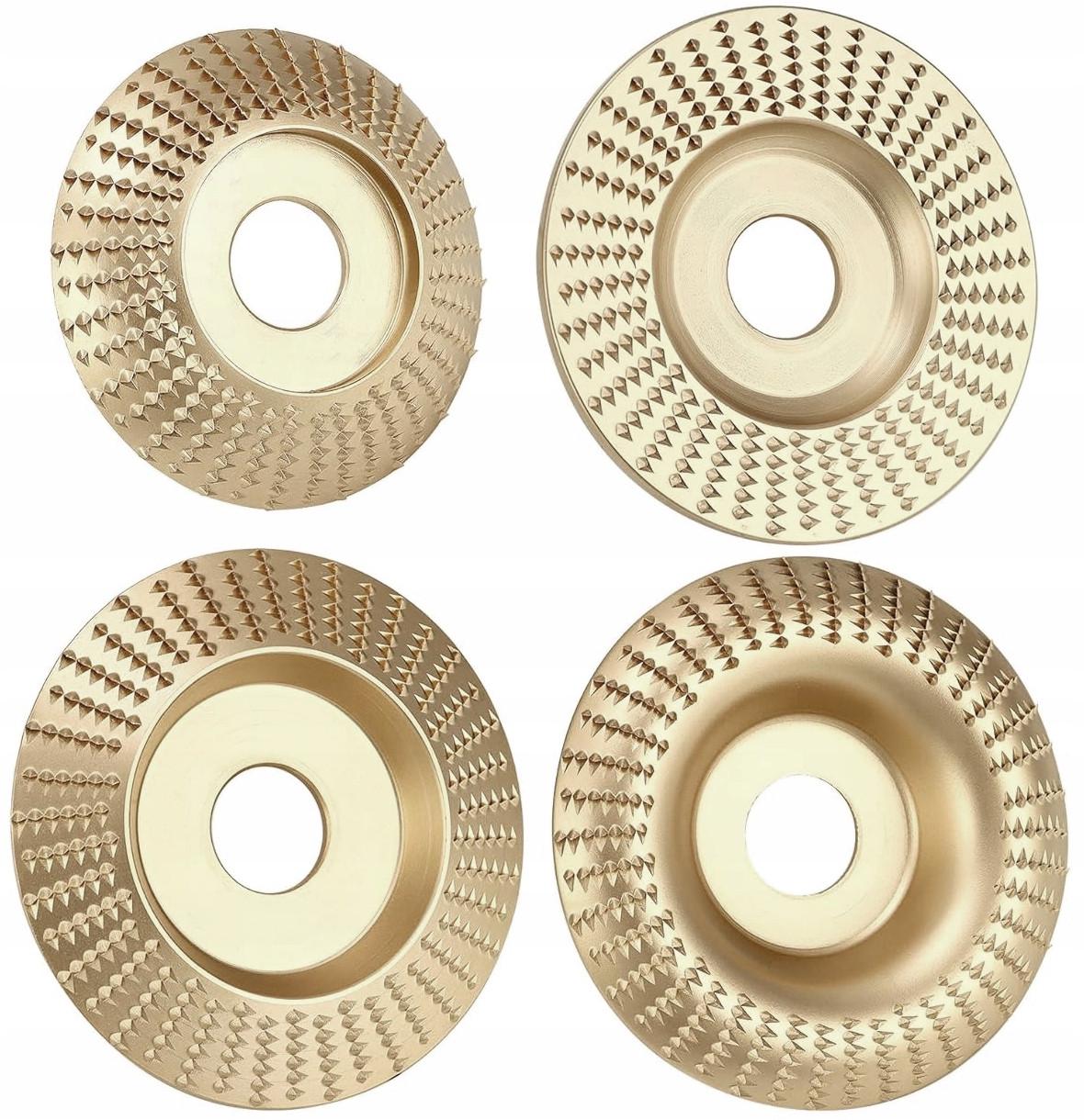 Диск абразивний для шліфування дерева/випукла/ввігнута/плоска фреза 100 мм 22,2 мм 4 шт. Диск абразивний для шліфування дерева/випукла/ввігнута/плоска фреза 100 мм 22,2 мм 4 шт.