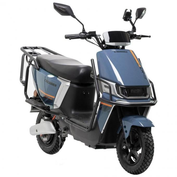 Електроскутер двомісний Crosser CR13 Pro 2000W 76,8V/30Ah Синій