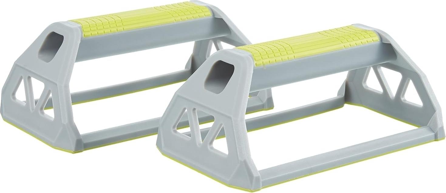 Упоры для отжиманий LiveUp PUSH UP BAR Серо-лаймовый (LS9424)