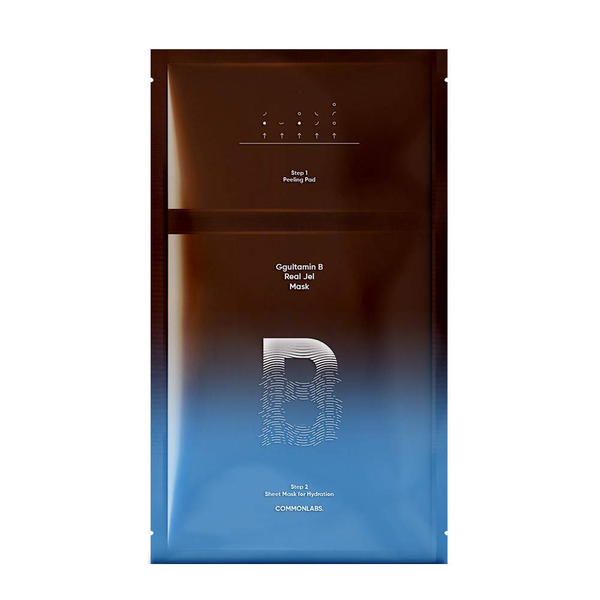Маска Commonlabs Ggultamin B Real Gel Mask двухэтапная с пилинг-подушечкой 1 шт.