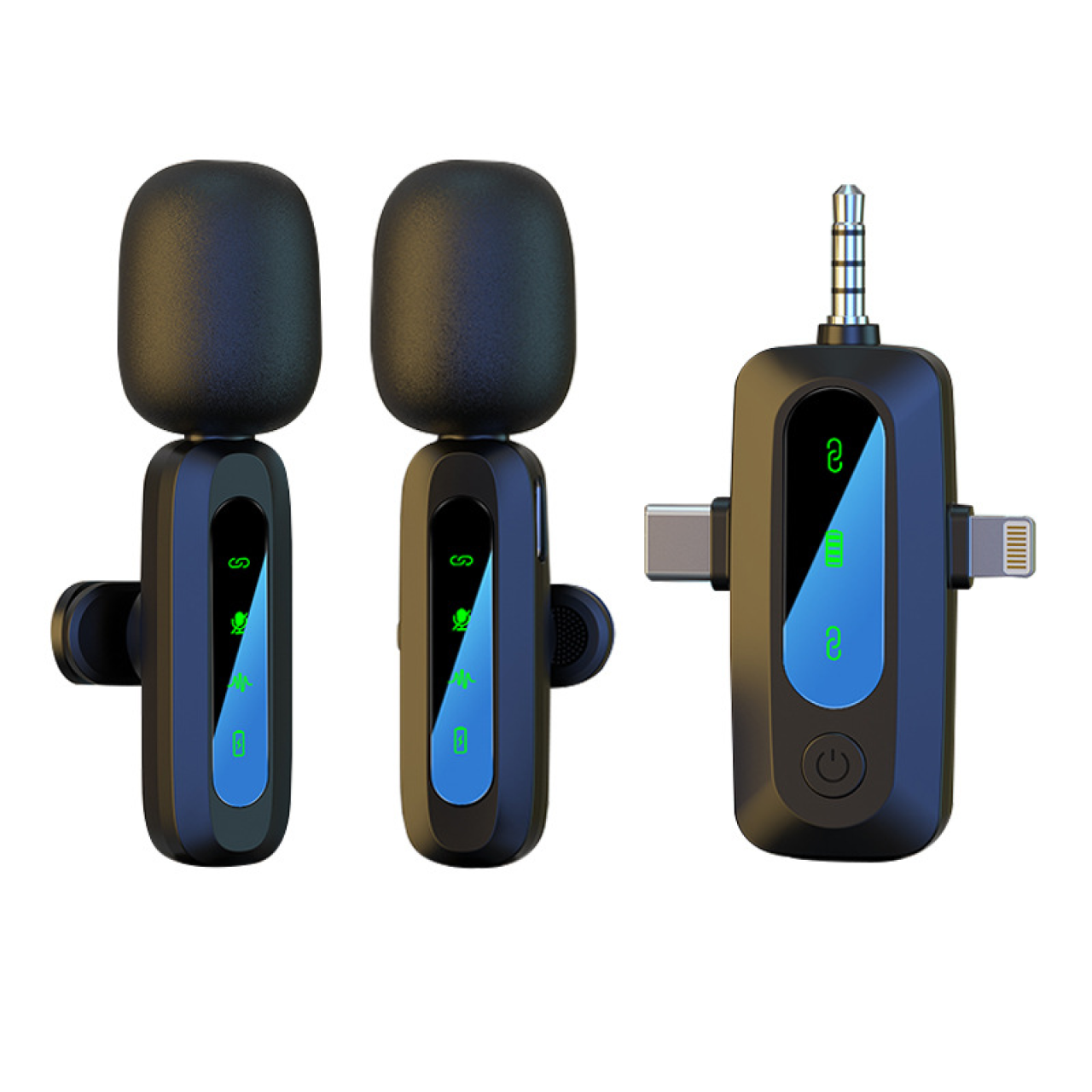 Мікрофон бездротовий петличний Bluetooth із шумозаглушенням