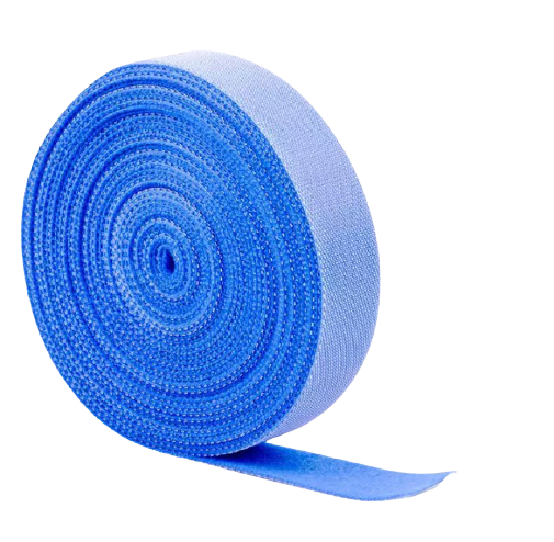 Стяжка-липучка для проводов ZeusX 5 м Синий