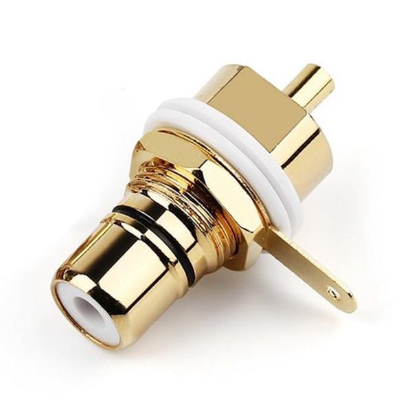 Адаптер коннектор аудио разъем SUNROZ Metal Line RCA гнездо Female под пайку (A48555) Адаптер коннектор аудио разъем SUNROZ Metal Line RCA гнездо Female под пайку (A48555)