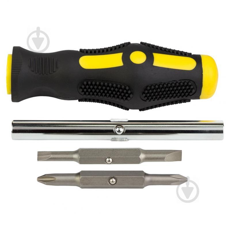 Викрутка з двосторонніми бітами 4в1 + адаптер CrV SIGMA (4002171) - фото 8 Викрутка з двосторонніми бітами 4в1 + адаптер CrV SIGMA (4002171) - фото 8