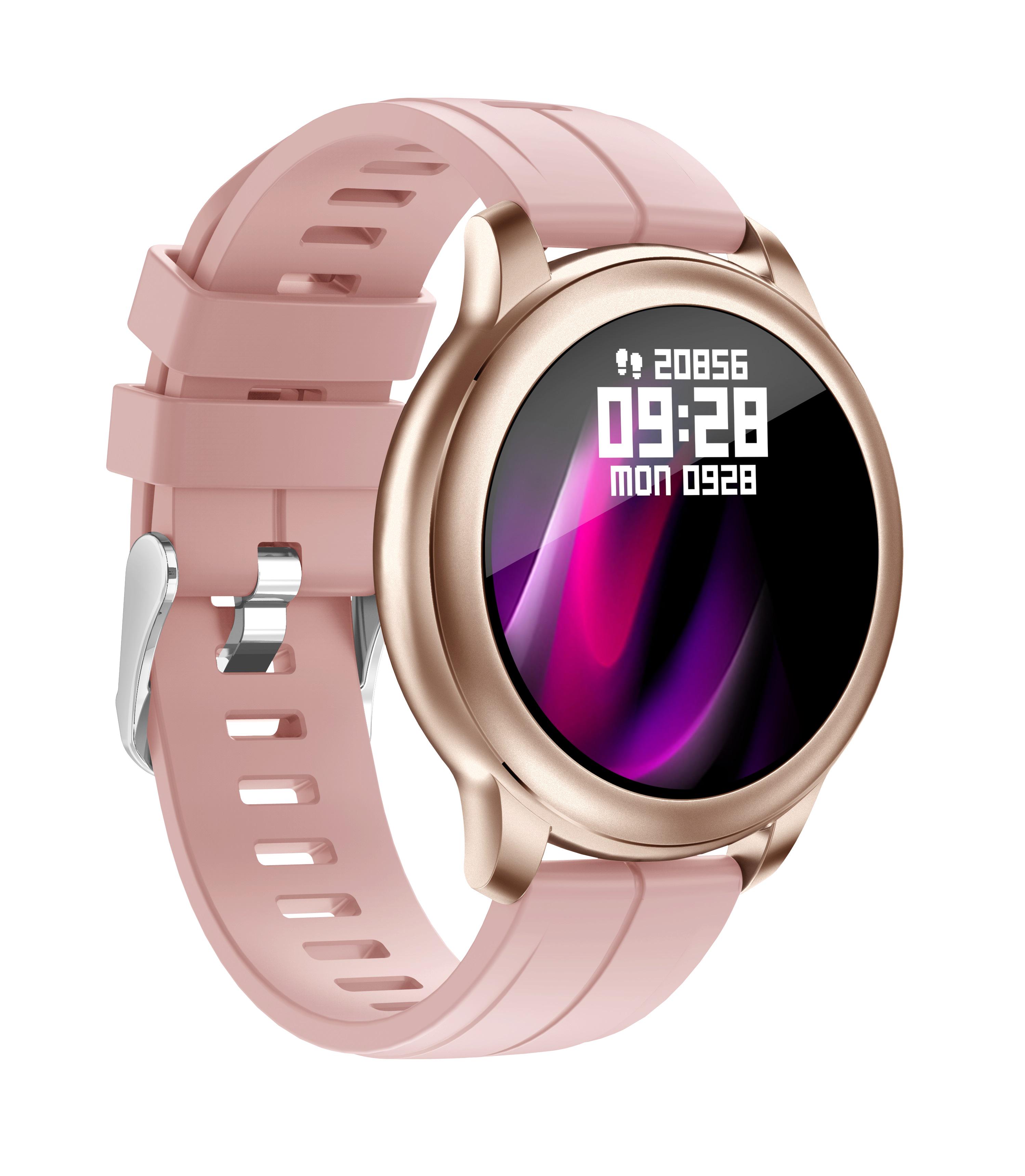 Розумний годинник Globex Smart Watch Me AERO Gold pink - фото 7