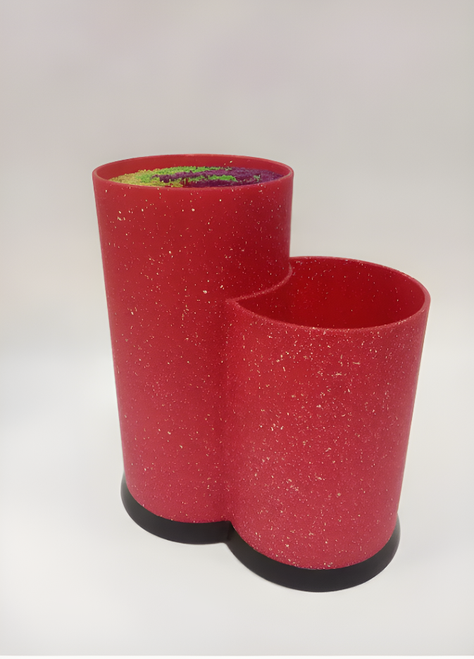 Подставка для ножей Edenberg EB-3645 12х20х22,5 см Красный
