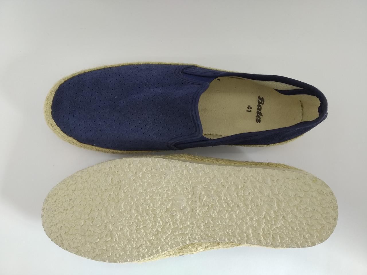 Сліпони чоловічі Bata р. 40 25,5 см Синій (917597861) - фото 6 Сліпони чоловічі Bata р. 40 25,5 см Синій (917597861) - фото 6