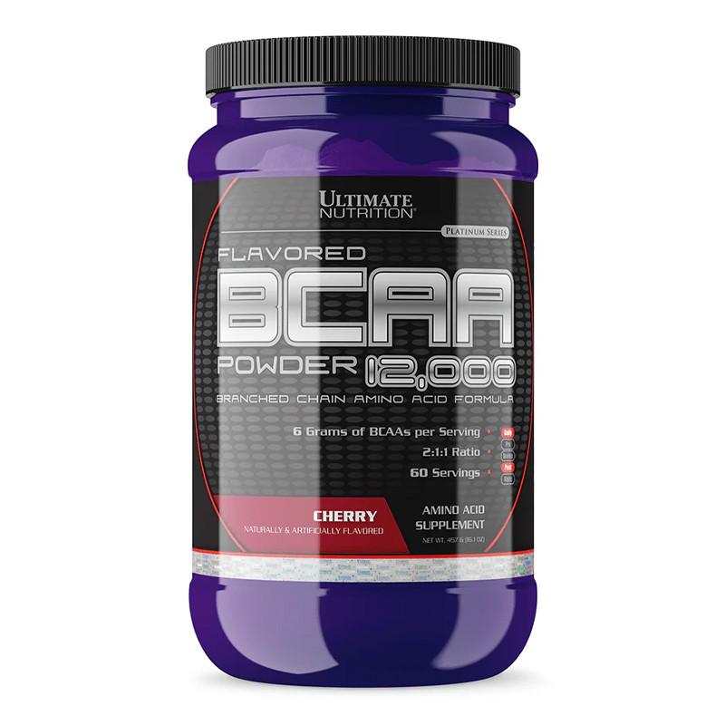 Аминокислоты Ultimate Nutrition BCAA 12 000 Вишня 457 г (01991-01) - фото 1