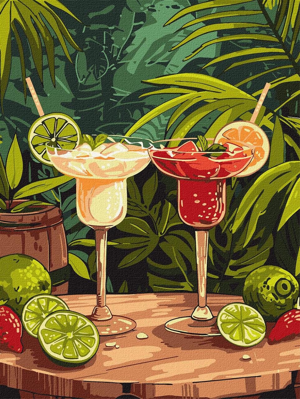 Картина по номерам Ideyka Экзотические напитки 30х40 см (2824289991)