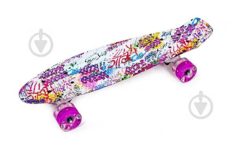 Пенниборд "Fish" Fantasy колеса с подсветкой PFO011 Пенниборд "Fish" Fantasy колеса с подсветкой PFO011