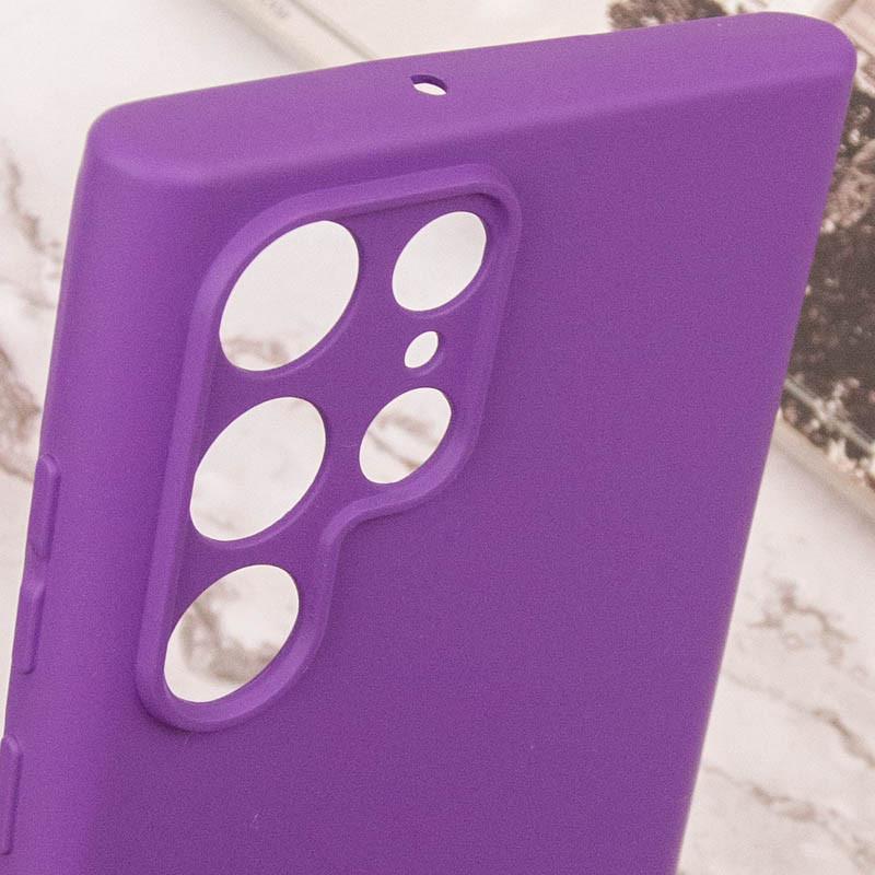 Противоударный Чехол Silicone Cover Lakshmi Full Camera (A) для Samsung Galaxy S22 Ultra Фиолетовый / Purple - фото 6