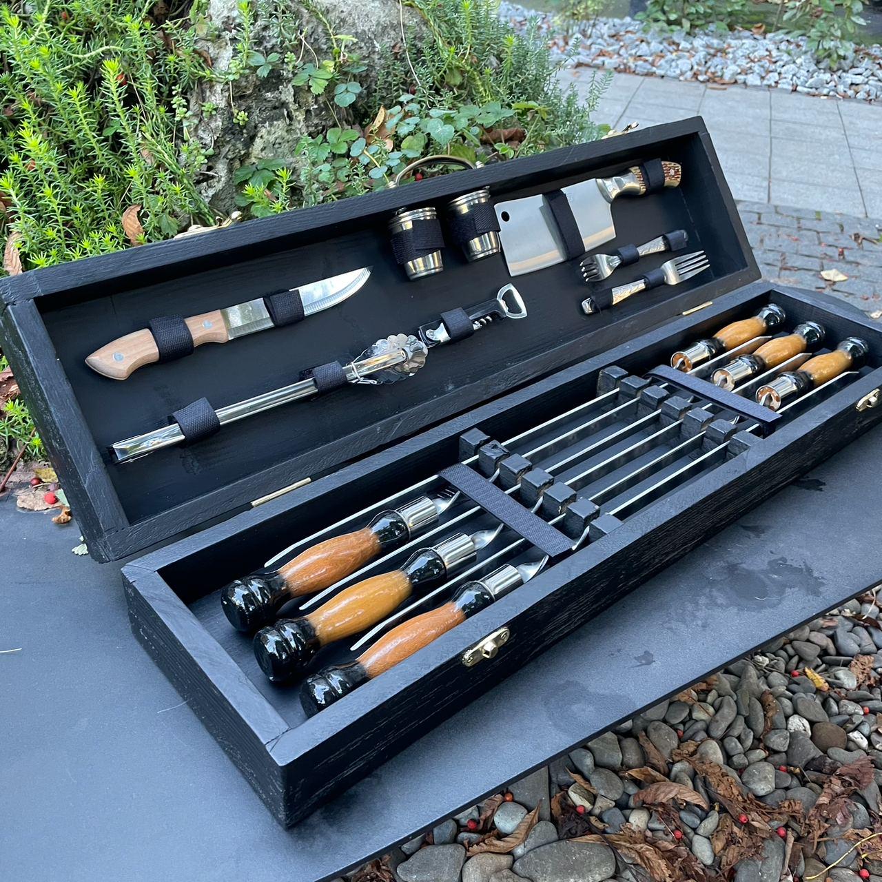 Набор шампуров в кейсе Black Box X-8 S1