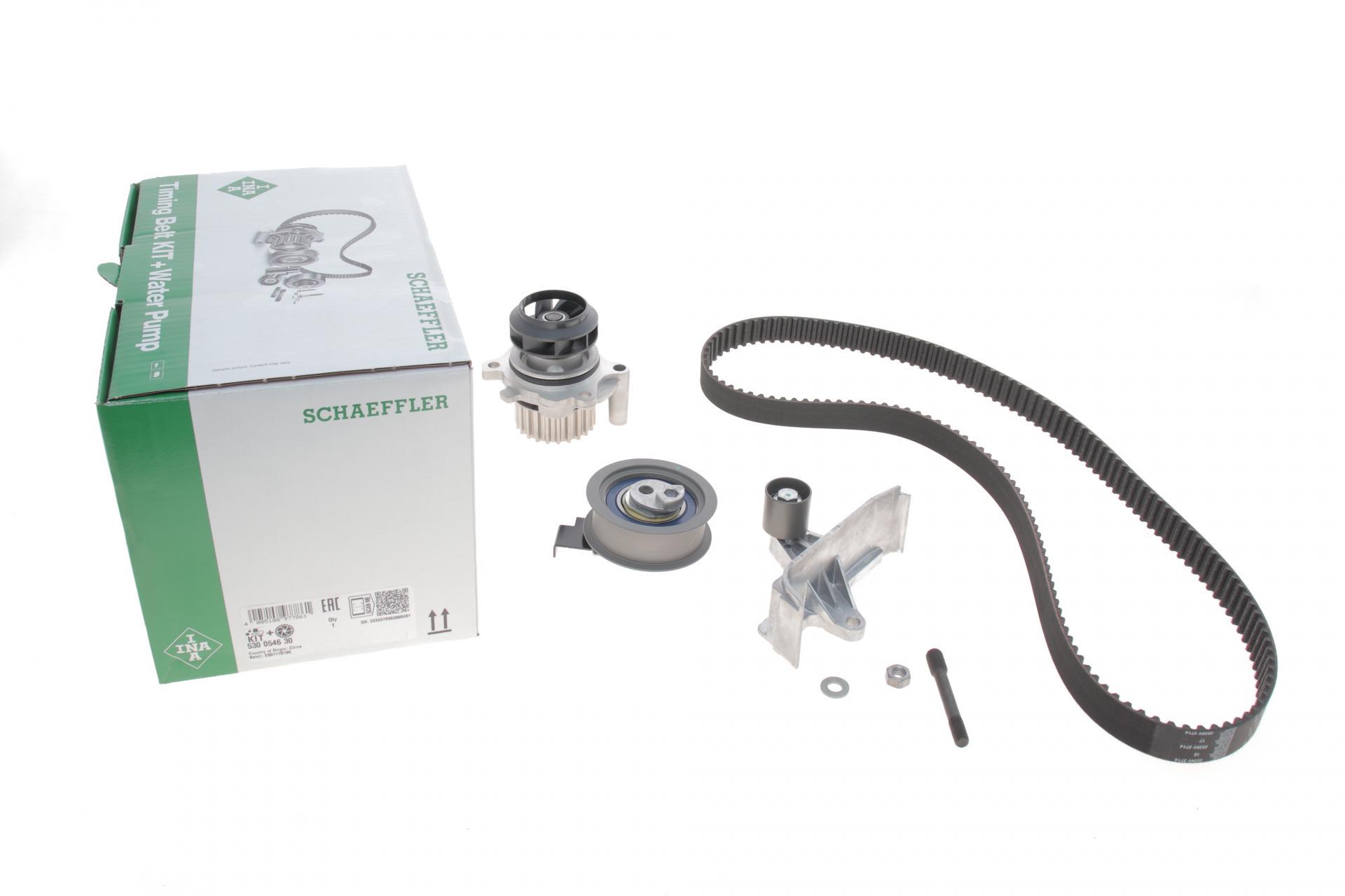 Комплект ГРМ и насос INA Audi A4/A6/VW Passat 1.8 T/2.0 95-05 530 0546 30