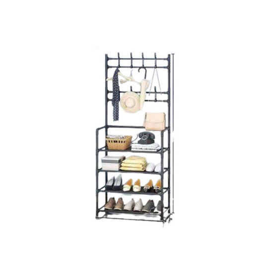 Вішалка для одягу Simple floor clothes rack 60x29,5x151 см Чорний (43544-_252)