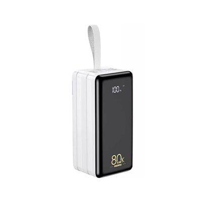 Повербанк Remax Chinen Series 22,5 W PD+QC Multi-compatible Fast Charging Power Bank with LED Light 80000 mAh RPP-291 White - фото 6